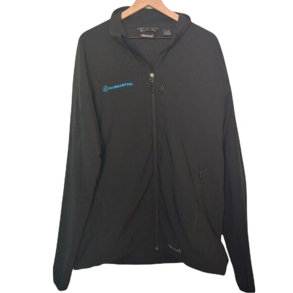 Marmot Men's Black Tempo Jacket Size XL Work Logo Leak Smart Pro - Picture 1 of 8